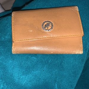 Hunting World black rugged soft leather‎ card holder wallet key holder keychain